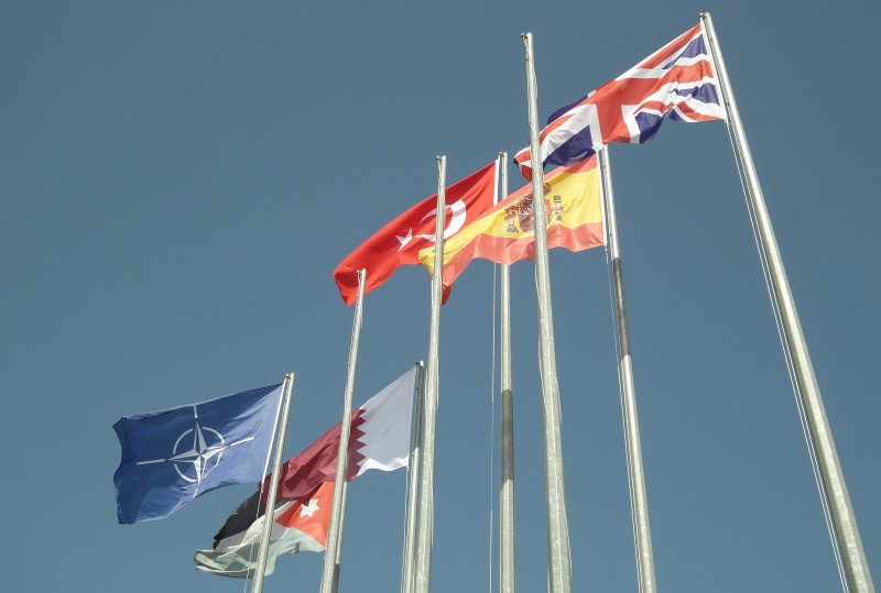 Photo 04.JPG - The flags of the participating nations